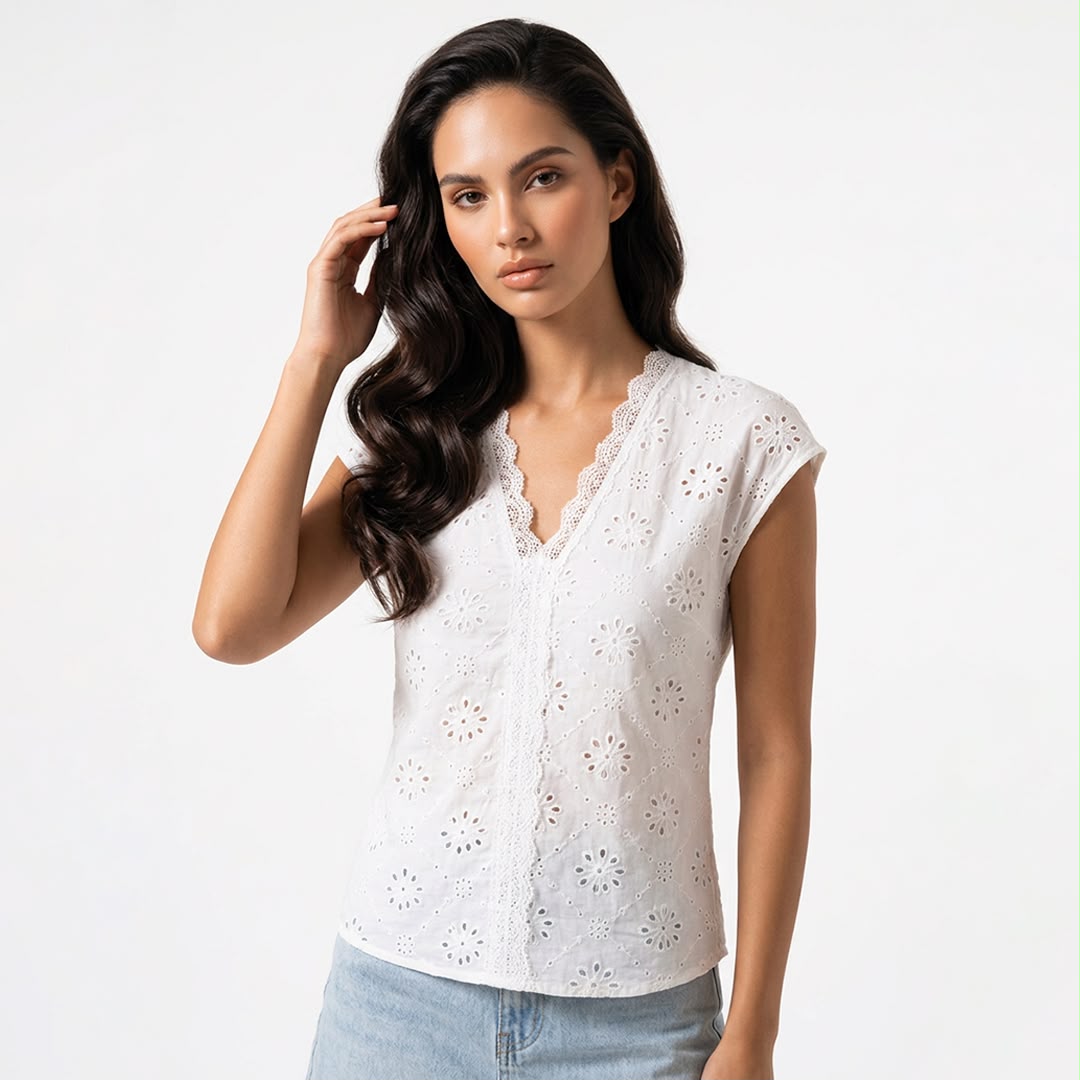 BLUSAS CON % DE ALGODON - Imagen 1